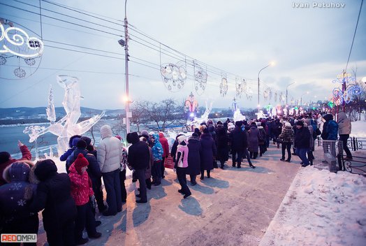 Закрытие фестиваля снежно-ледовых скульптур «Волшебный лёд Сибири»