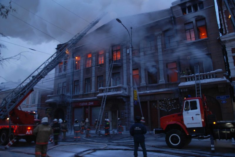 Пожар в большом театре