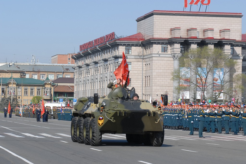 Парад в красноярске сегодня